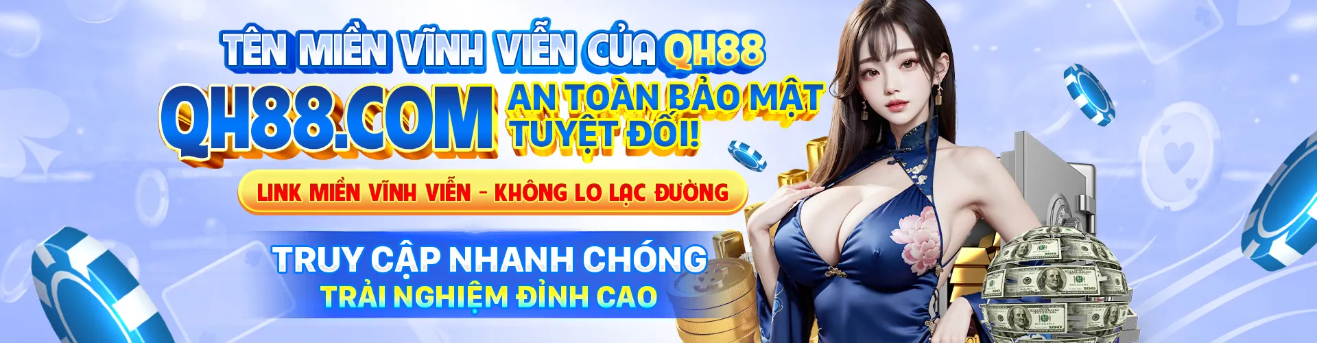 Giao diện trang chủ vvvwin với các biểu tượng an toàn và uy tín